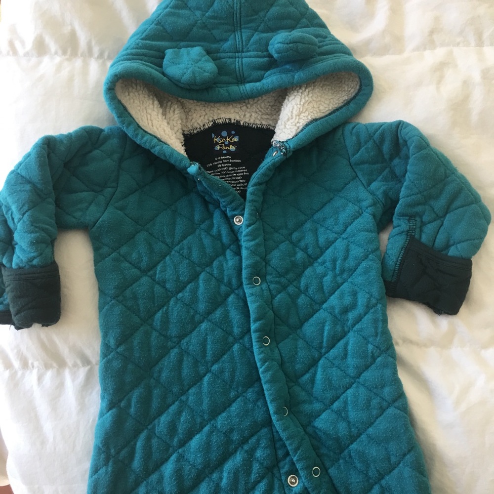 Kickee pants quilted coverall fall/winter suit.